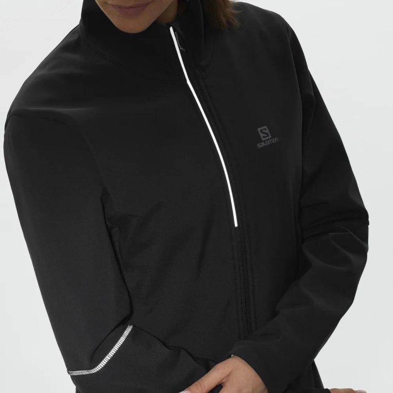 Salomon Agile Women's Shell Jackets Black | CA 65C3
